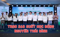 Báo Thanh Niên cùng CLB Golf Quảng Ngãi trao 268 suất học bổng Nguyễn Thái Bình cho tân sinh viên