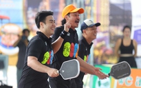 Diễn viên Huy Khánh, ca sĩ Akira Phan 'cháy' hết mình cùng giải pickleball đầy ý nghĩa