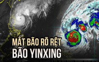 Bão Yinxing mạnh cấp 14, mắt bão đang hình thành trước khi vào Biển Đông