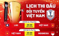 Lịch thi đấu bảng B AFF Cup: Đội tuyển Việt Nam đấu Indonesia khung giờ đẹp