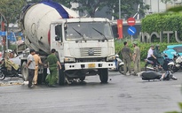 Tai nạn xe bồn tại vòng xoay cạnh siêu thị ở Tân Phú, 1 người tử vong