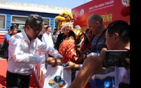 Mùng 1 tết, Phó chủ tịch tỉnh Bình Thuận lên ga tàu đón du khách