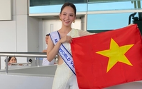 Mai Phương mang hơn 100kg hành lý thi Hoa hậu Thế giới sau 2 năm chờ đợi