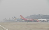 Sương mù dày đặc, gần 100 chuyến bay không thể cất, hạ cánh tại Nội Bài
