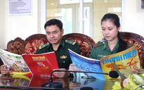 Tặng báo xuân cho các đồn biên phòng ở Phú Yên