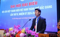 Anh Lương Văn Huy tái đắc cử Chủ tịch Hội Liên hiệp thanh niên TP.Bắc Giang