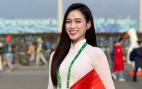 Đỗ Thị Hà diện áo dài dự Liên hoan Thanh niên Thế giới 2024