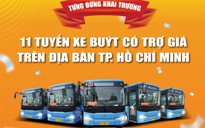 TP.HCM khai trương 11 tuyến xe buýt có trợ giá từ ngày 1.4
