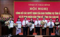 Phó chủ tịch UBND tỉnh Thái Bình làm Bí thư Huyện ủy