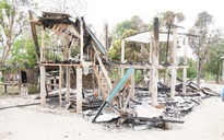 Hỏa hoạn thiêu rụi nhà sàn của một người dân vùng cao Quảng Trị