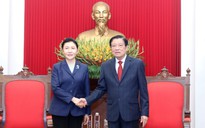 Ông Phan Đình Trạc tiếp Bộ trưởng Tư pháp Trung Quốc