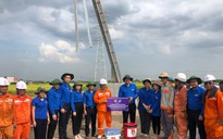 Tuổi trẻ Thái Bình tham gia hỗ trợ thi công đường dây 500 kV