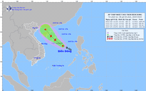 Áp thấp nhiệt đới mạnh lên cấp 7