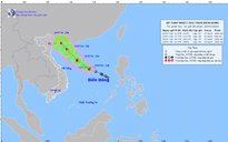 Áp thấp nhiệt đới hướng vào vịnh Bắc bộ