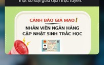 Vietcombank cảnh báo khách hàng lừa đảo khi cài đặt sinh trắc học