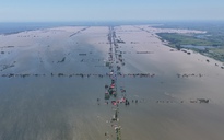 Trung Quốc điều động vệ tinh, máy bay đối phó vỡ đê hồ Động Đình