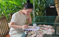 Nhặt vỏ sò về làm đồ thủ công, cô gái thu về hơn 20 triệu đồng/tháng
