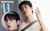 Mỹ nam Cha Eun Woo đội vương miện 2 tỉ đồng lên bìa tạp chí