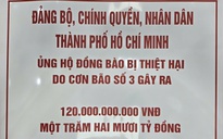 TP.HCM ủng hộ 120 tỉ giúp đồng bào bị ảnh hưởng siêu bão Yagi