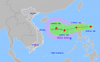 Hướng đi và thời điểm áp thấp nhiệt đới trở thành bão số 4 trên Biển Đông