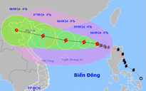 Bão số 3: Sóng biển cao 11 m, hướng thẳng Nam Định - Thái Bình