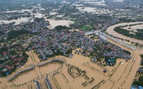 Thái Nguyên: Lũ lịch sử trên sông Cầu lập đỉnh vào đêm nay 9.9