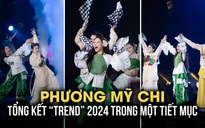 Phương Mỹ Chi gây sốt mạng xã hội khi tổng kết 'trend' 2024 trong một tiết mục