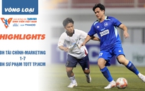 Highlight ĐH Tài chính-Marketing 1-7 ĐH Sư phạm TDTT TP.HCM | Vòng loại TNSV THACO cup 2025