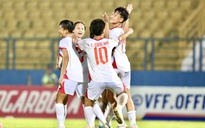 U.17 nữ Việt Nam ra quân tưng bừng ở vòng loại châu Á: Thắng rất đậm đảo Guam