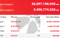 Kết quả xổ số Power 6/55 Vietlott tối 18.10, hơn 36 tỉ đồng chờ người trúng