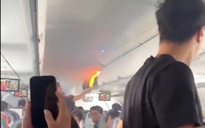 Máy bay hạ cánh khẩn vì cháy pin lithium trong hành lý xách tay