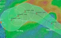 Không khí lạnh tạo thành 'bức tường' ngăn bão Fengshen đổ bộ vào miền Trung