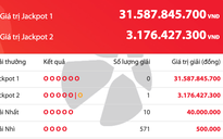Kết quả xổ số Power 6/55 Vietlott tối 2.10, có người trúng 3,1 tỉ đồng
