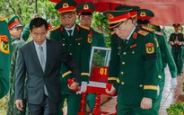 Truy điệu, an táng 34 hài cốt liệt sĩ quy tập tại phường Quảng Trị