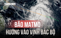 Bão Matmo đi nhanh hướng vào vịnh Bắc bộ, gây sóng cao 8 mét