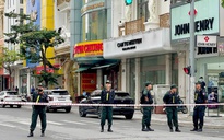 Thanh Hóa: Nhiều cảnh sát xuất hiện tại tiệm vàng lớn trên đường Lê Hoàn