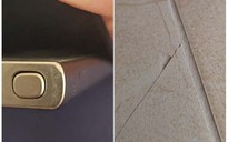 Galaxy S24 Ultra gây 'sốc' khi làm vỡ nền gạch sau khi rơi