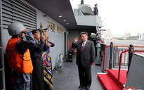 Ông Kim Jong-un thăm tàu khu trục Choe Hyon