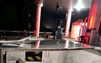 Lốc xoáy làm sập cabin trạm thu phí trên cao tốc Đà Nẵng - Quảng Ngãi