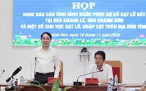 Khánh Hòa sạt lở, ngập lụt khắp nơi, Bí thư Tỉnh ủy triệu tập họp khẩn