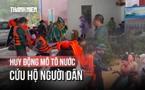 Mang mô tô nước từ Phan Thiết ra Đắk Lắk cứu hộ người dân vùng ngập