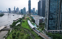 Bờ sông Sài Gòn đổi diện mạo với dự án công viên Ba Son giai đoạn 2