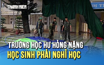 Sau lũ lụt lịch sử, trường học ở Lâm Đồng bị hư hỏng nặng, học sinh chưa thể đến trường
