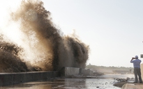 Tuyến kè gần 100 tỉ đồng 'giảm sóng từ xa' bảo vệ đê biển Gành Hào