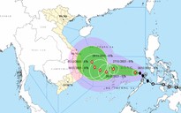 Bão số 15 (bão Koto) di chuyển 5 km/giờ, đổi hướng 2 lần khi gần đất liền