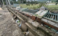 Sau lũ ở Nha Trang: Công trình sụp đổ lộ rõ không có một cây sắt