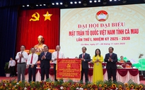 Ông Hồ Thanh Thủy giữ chức Chủ tịch Ủy ban MTTQ Việt Nam tỉnh Cà Mau