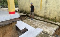 Đà Nẵng: Mưa lớn gây sụt lún điểm trường vùng cao, khẩn cấp di dời học sinh