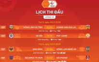 Lịch thi đấu V-League hôm nay: HAGL ngoạn mục bứt khỏi nhóm cuối, HLV Kewell và Hà Nội thắng to?