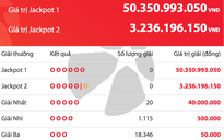 Kết quả xổ số Power 6/55 Vietlott tối 4.11, giải độc đắc tăng lên 50,3 tỉ đồng
